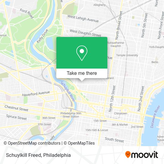 Schuylkill Freed map