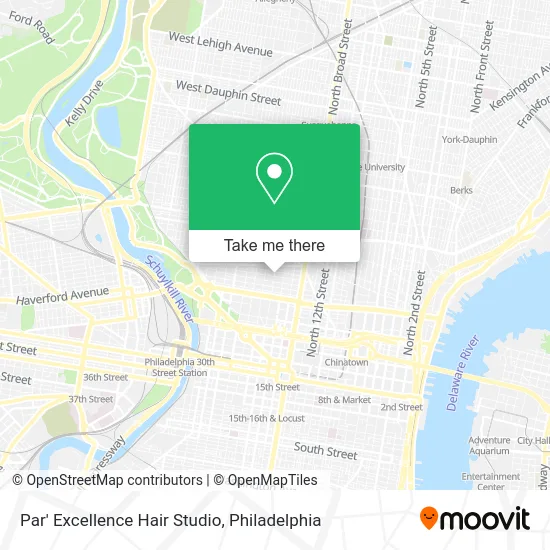 Mapa de Par' Excellence Hair Studio