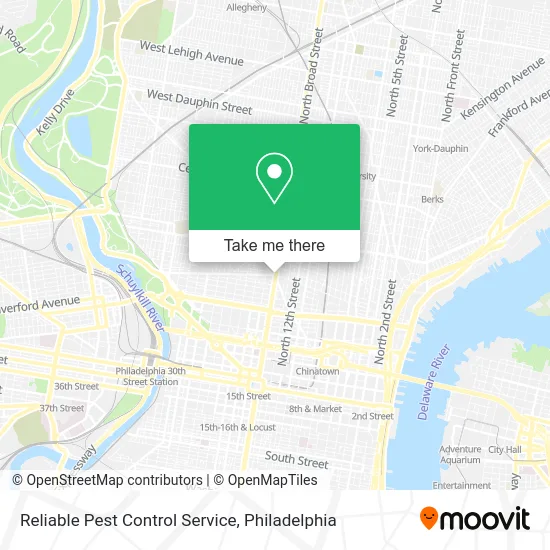 Mapa de Reliable Pest Control Service