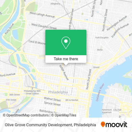 Olive Grove Community Development map