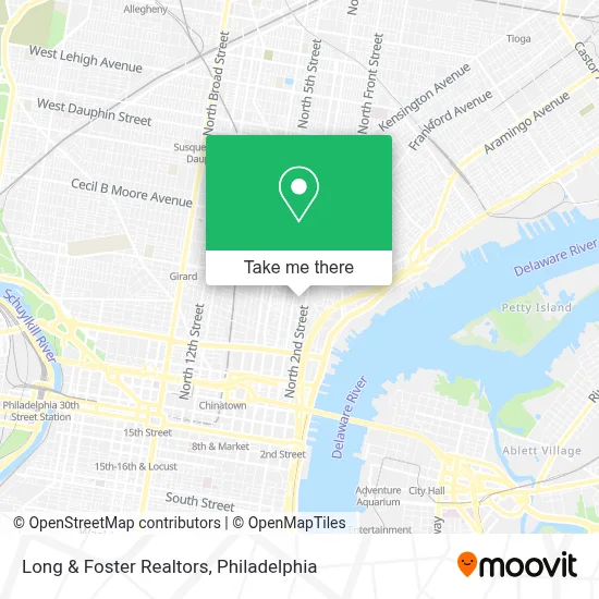 Long & Foster Realtors map