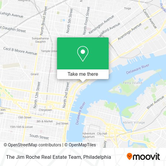 The Jim Roche Real Estate Team map