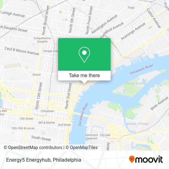 Energy5 Energyhub map