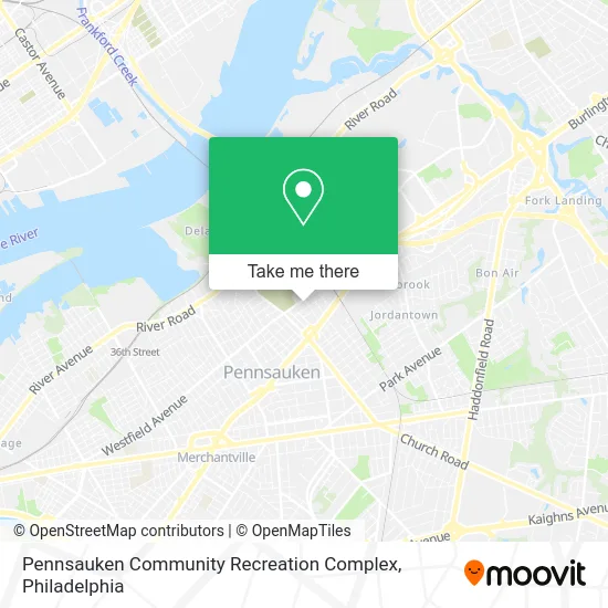 Mapa de Pennsauken Community Recreation Complex