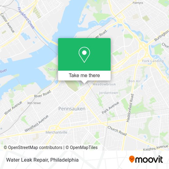 Water Leak Repair map