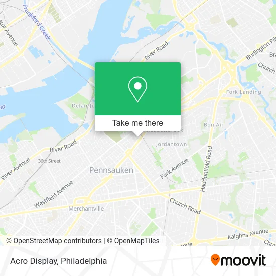 Acro Display map