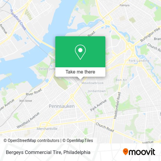 Bergeys Commercial Tire map
