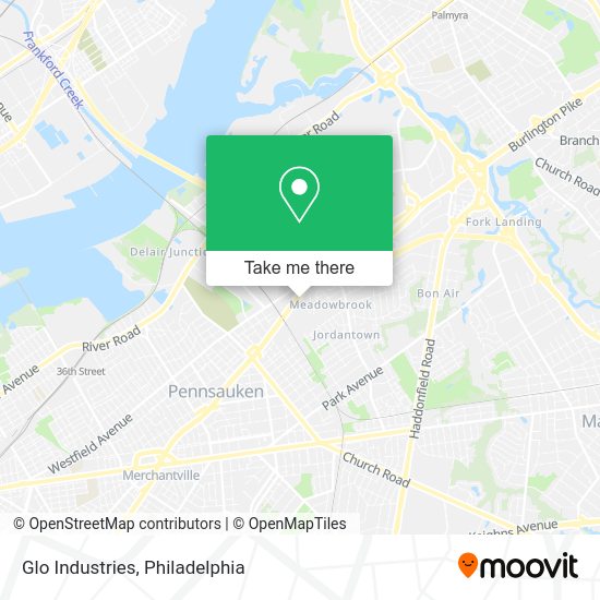 Glo Industries map