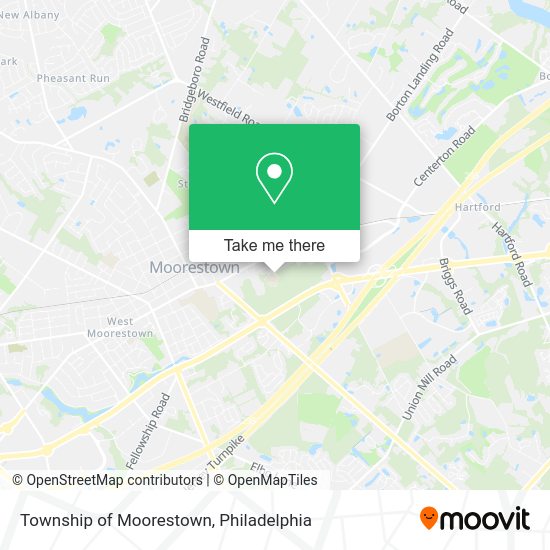 Township of Moorestown map