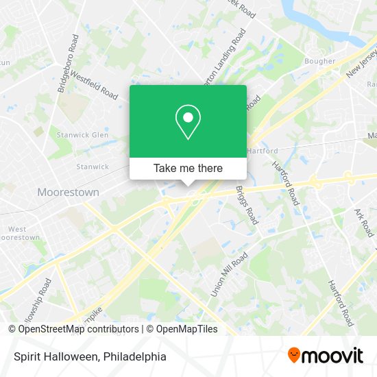 Mapa de Spirit Halloween