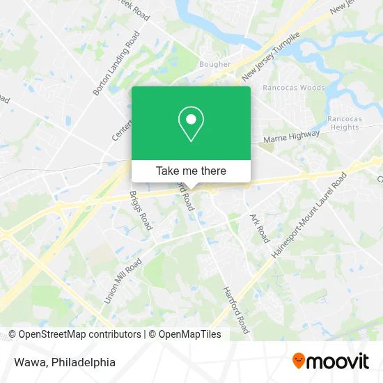 Wawa map