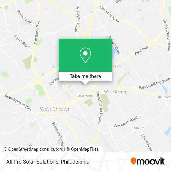 All Pro Solar Solutions map