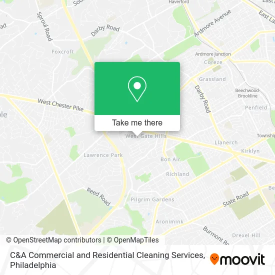 C&A Commercial and Residential Cleaning Services map