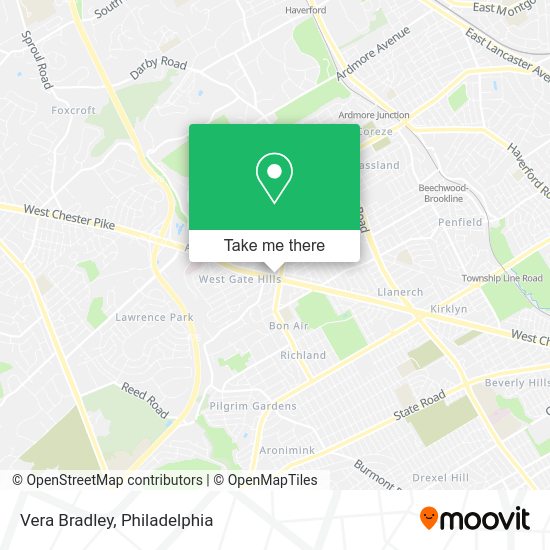 Mapa de Vera Bradley