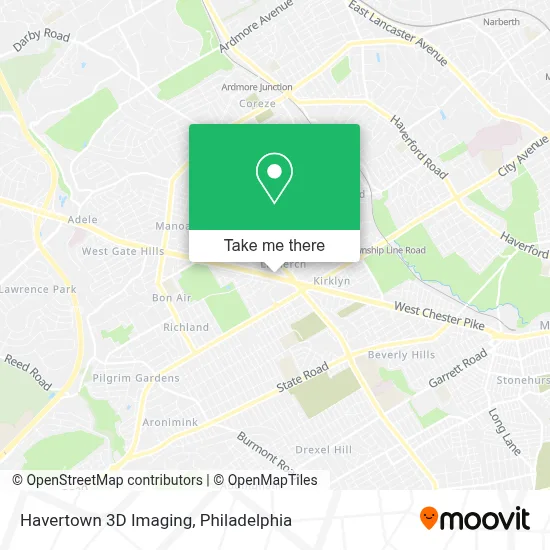 Havertown 3D Imaging map