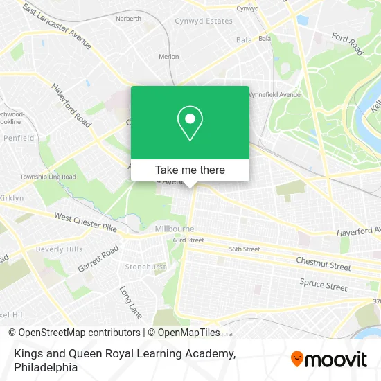 Kings and Queen Royal Learning Academy map