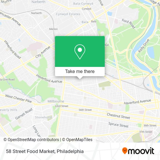 Mapa de 58 Street Food Market