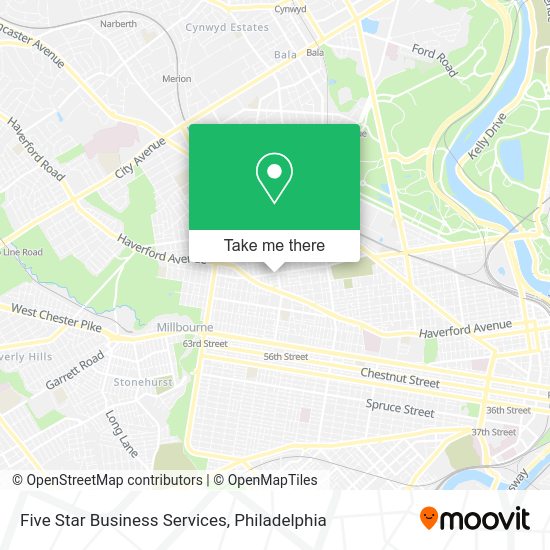 Mapa de Five Star Business Services