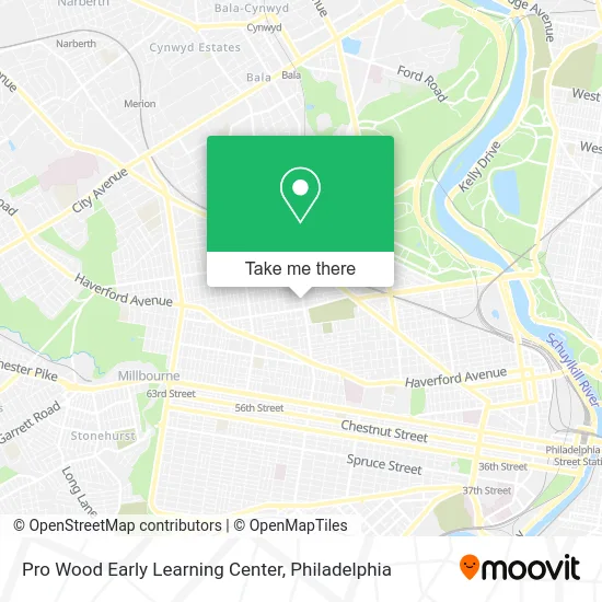 Pro Wood Early Learning Center map