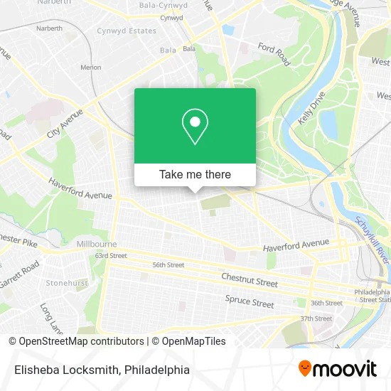 Elisheba Locksmith map