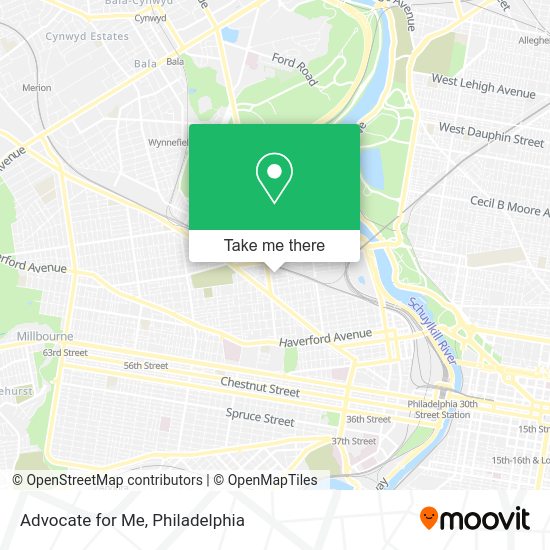 Advocate for Me map