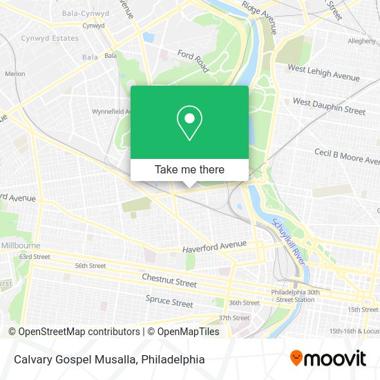 Mapa de Calvary Gospel Musalla