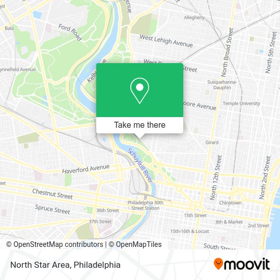 Mapa de North Star Area