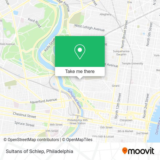 Sultans of Schlep map
