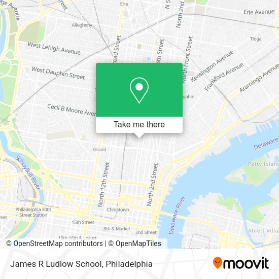 James R Ludlow School map