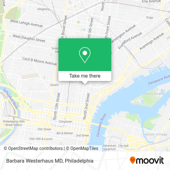 Barbara Westerhaus MD map