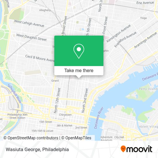 Mapa de Wasiuta George