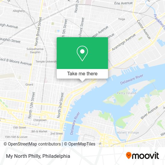 My North Philly map