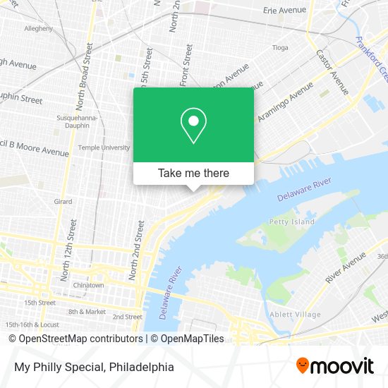 My Philly Special map