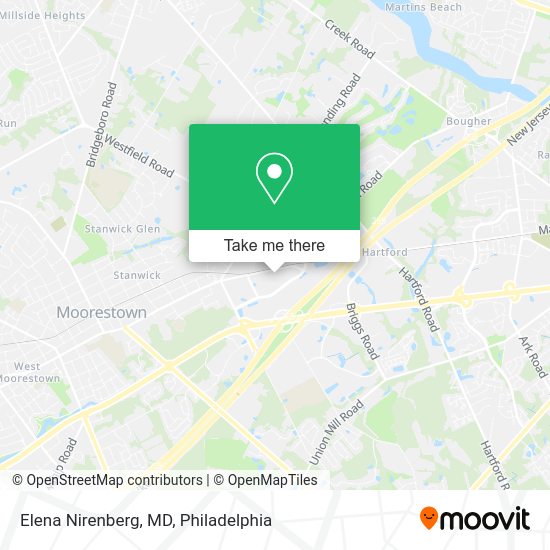 Elena Nirenberg, MD map