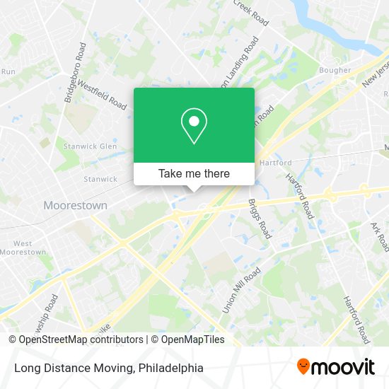 Long Distance Moving map