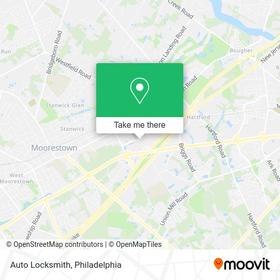 Mapa de Auto Locksmith
