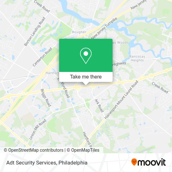 Adt Security Services map