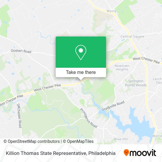 Mapa de Killion Thomas State Representative