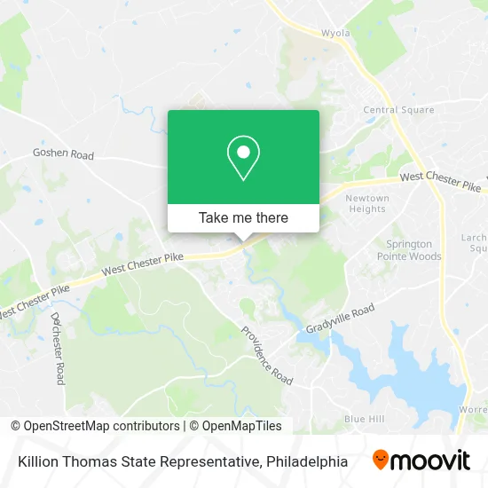 Killion Thomas State Representative map