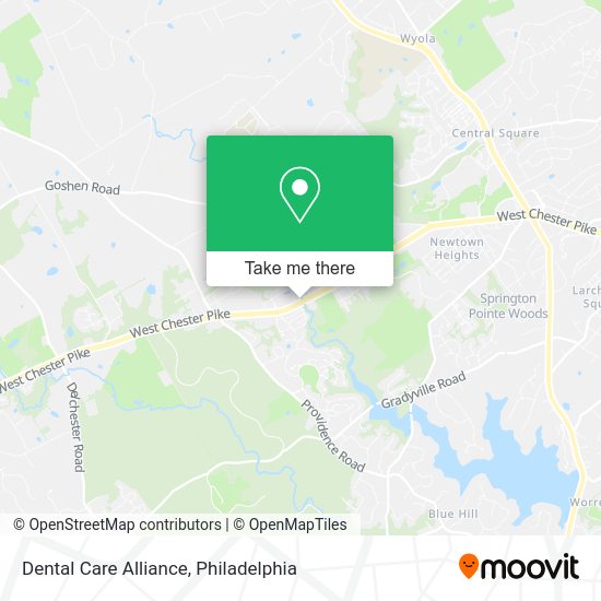 Dental Care Alliance map