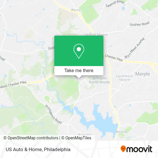 US Auto & Home map