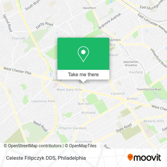 Mapa de Celeste Filipczyk DDS