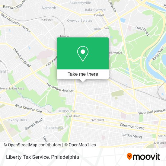 Mapa de Liberty Tax Service