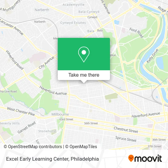 Mapa de Excel Early Learning Center