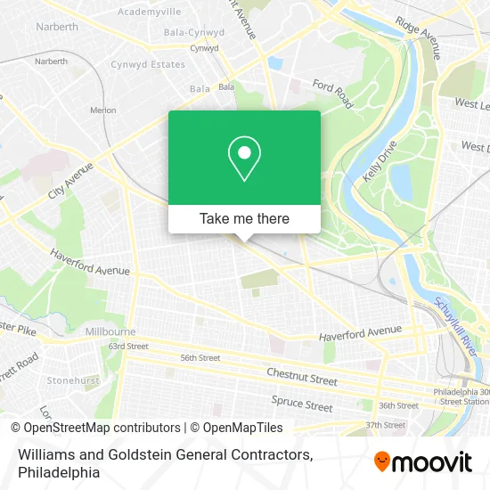 Mapa de Williams and Goldstein General Contractors