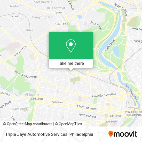 Triple Jaye Automotive Services map