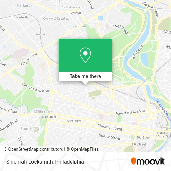 Shiphrah Locksmith map