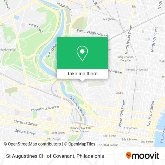 Mapa de St Augustines CH of Covenant