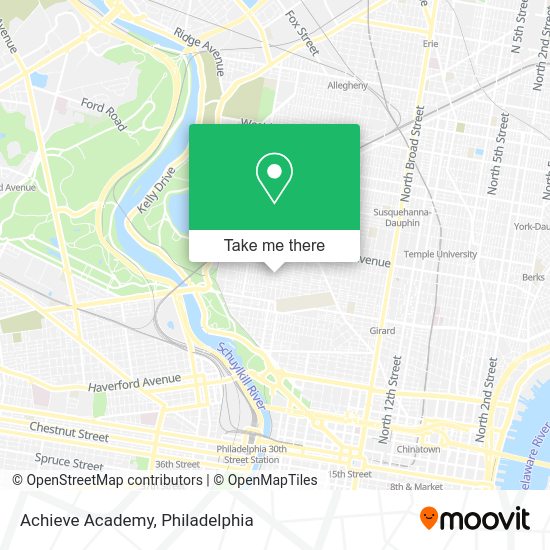 Mapa de Achieve Academy