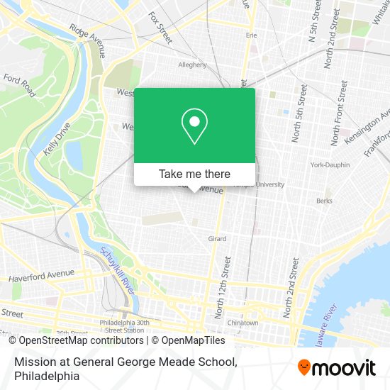 Mission at General George Meade School map